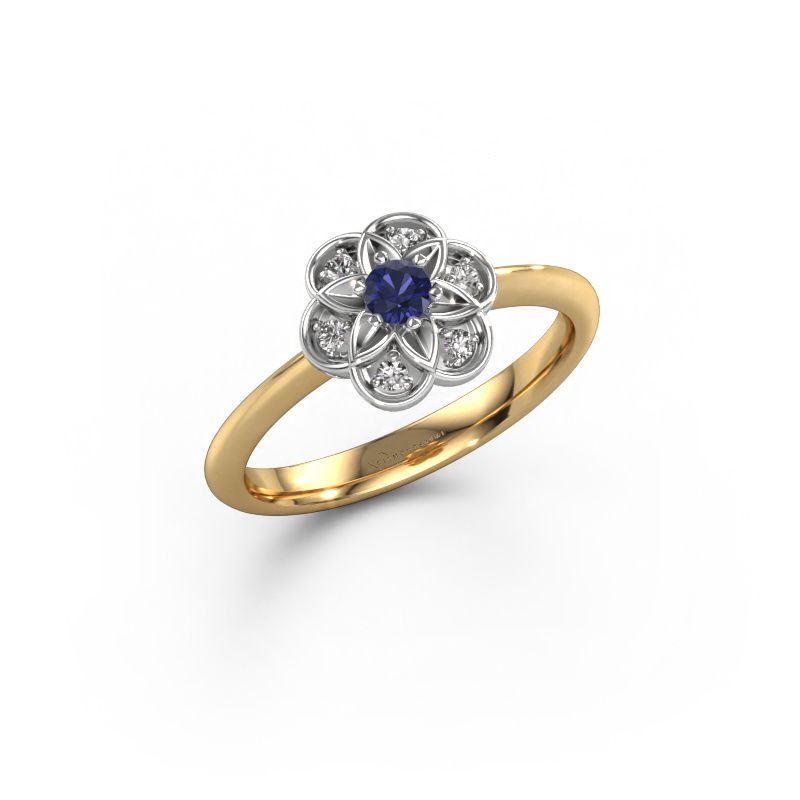 Ring Uma 585 goud saffier 3 mm