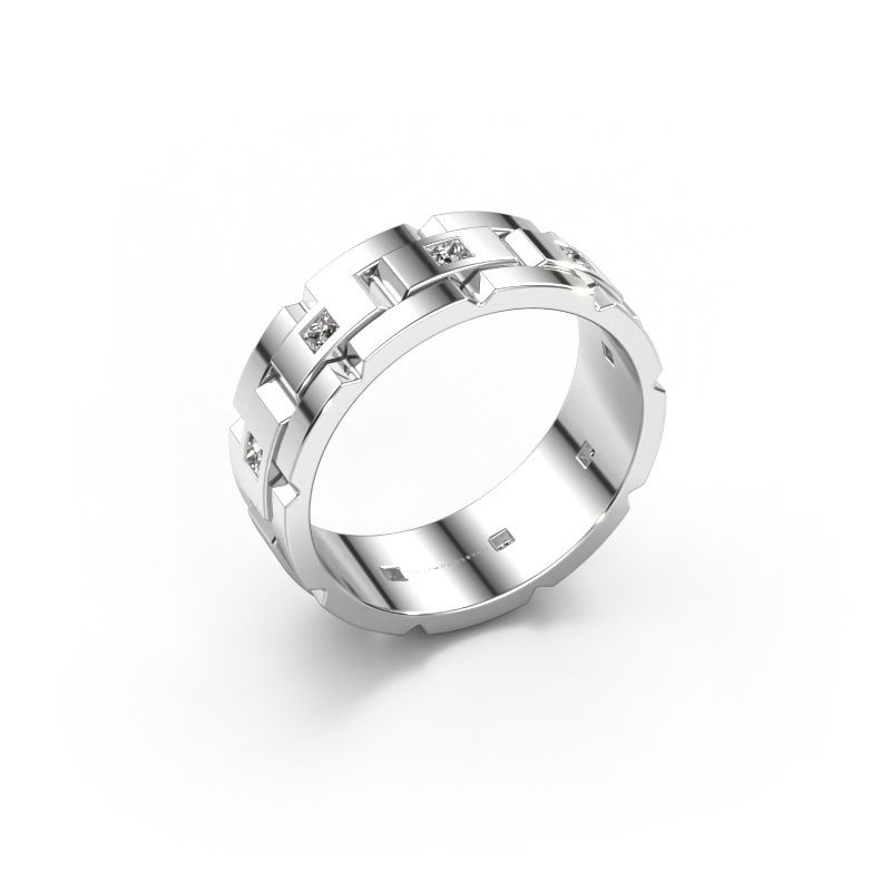 Herrenring Ricardo 2 950 Platin Diamant 0.45 crt