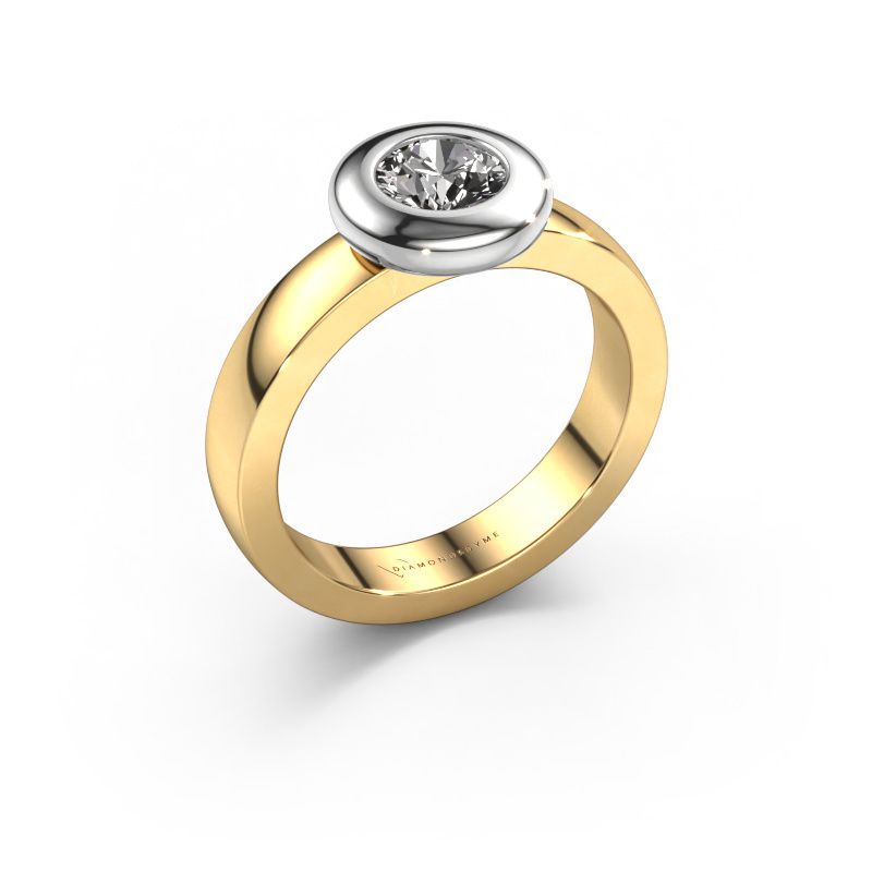 Ring Iris 585 goud diamant 0.60 crt