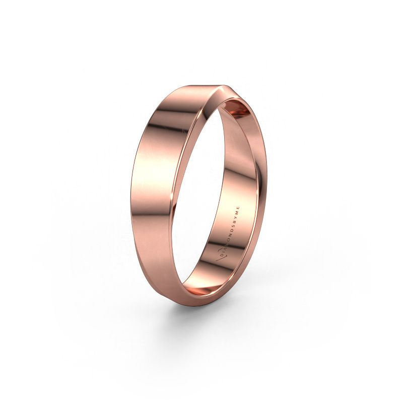 Wedding ring WH2222M14B 585 rose gold ±5x2.3 mm