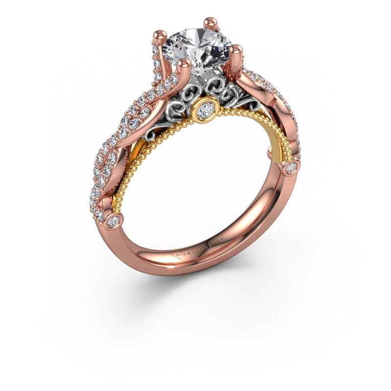 Verlobungsring Chantelle 585 Roségold Lab-grown Diamant 1.399 crt