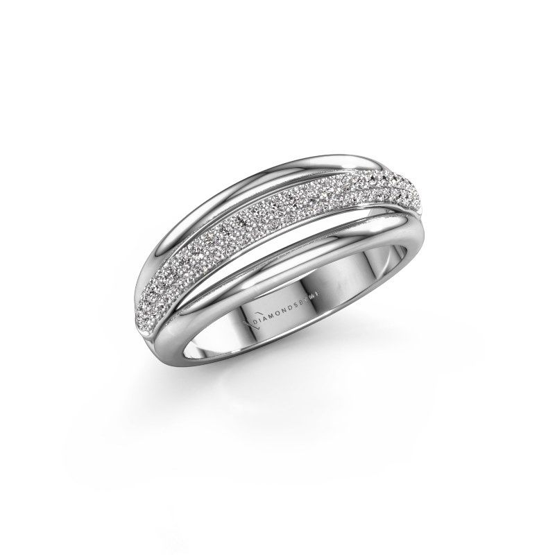 Afbeelding van Ring Paris<br/>585 witgoud<br/>Diamant 0.40 crt
