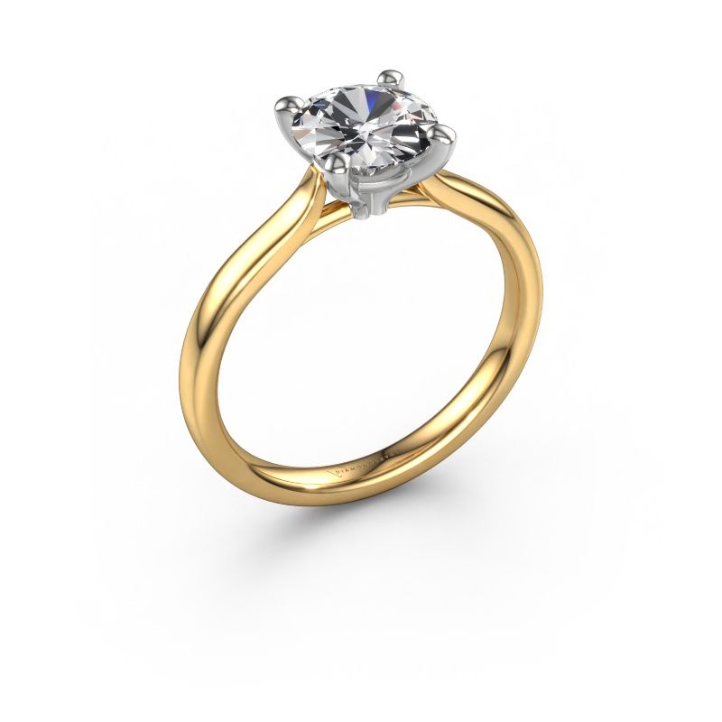 Forlovelsesring Mignon RND 1 585 gull diamant 1.50 crt