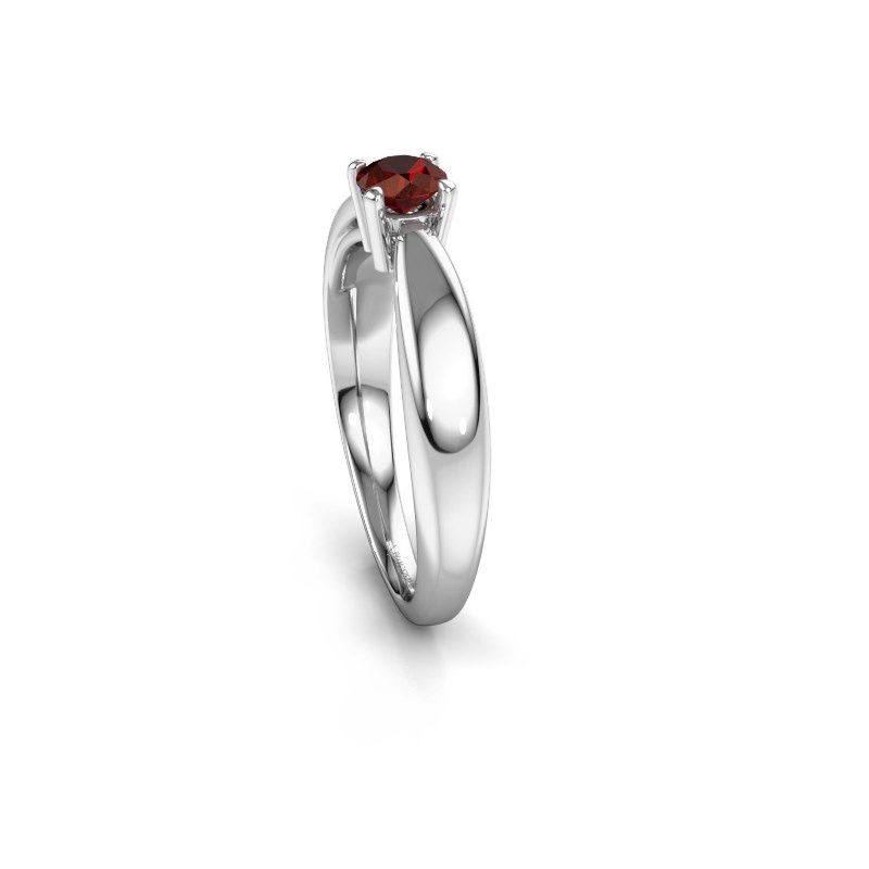 Image de Bague de fiançailles Nichole<br/>950 platine<br/>Grenat 4.2 mm