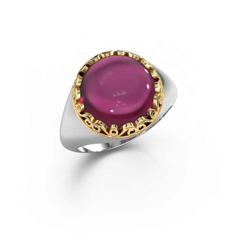 Ring Birgit 585 white gold rhodolite 6 mm