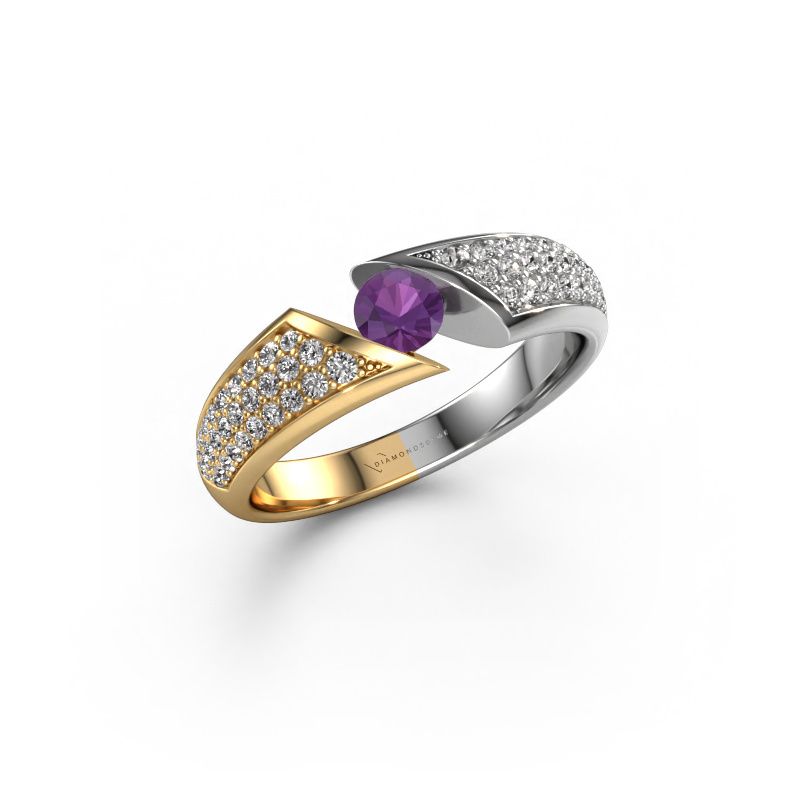 Ring Hojalien 3 585 gold amethyst 4 mm
