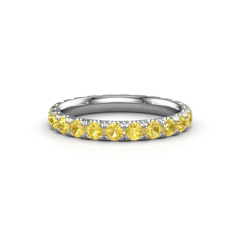 Image of Ring Jackie 2.5<br/>950 platinum<br/>Yellow sapphire 2.5 mm