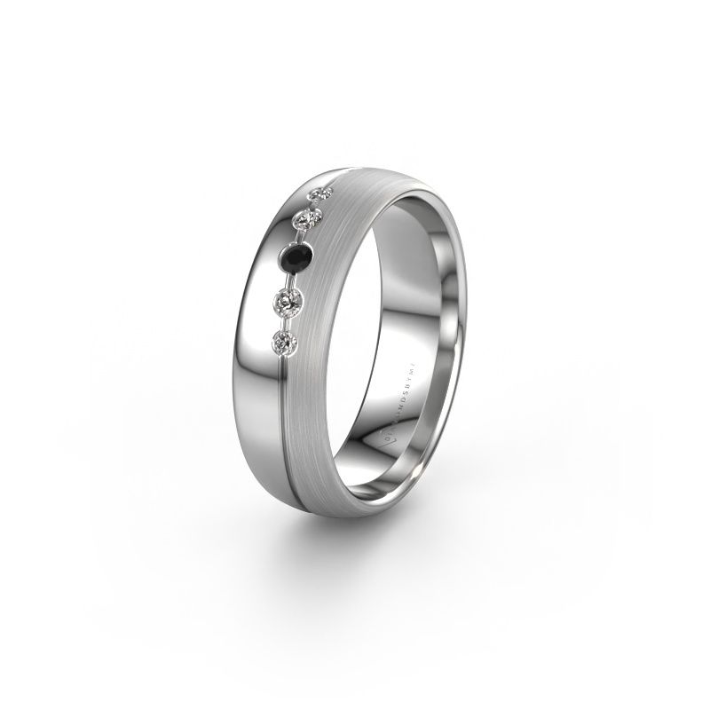 Ehering WH0925L36APM 950 Platin Schwarz Diamant ±6x1.7 mm
