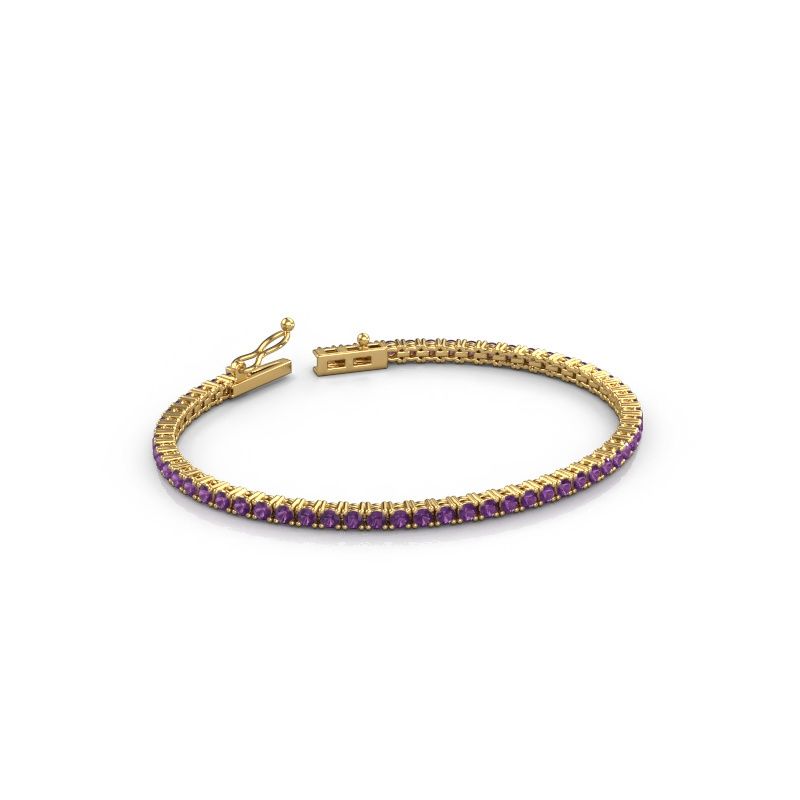 Bracelet tennis Shirley 2.4 585 or jaune 2.4 mm