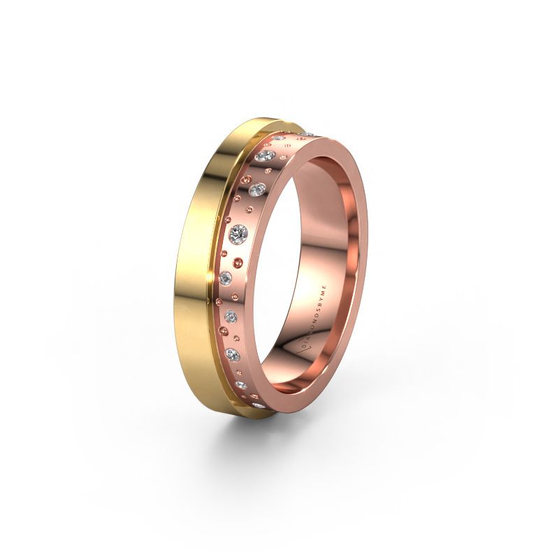 Ehering WH6016L15E 585 Roségold Diamant ±5x2.6 mm