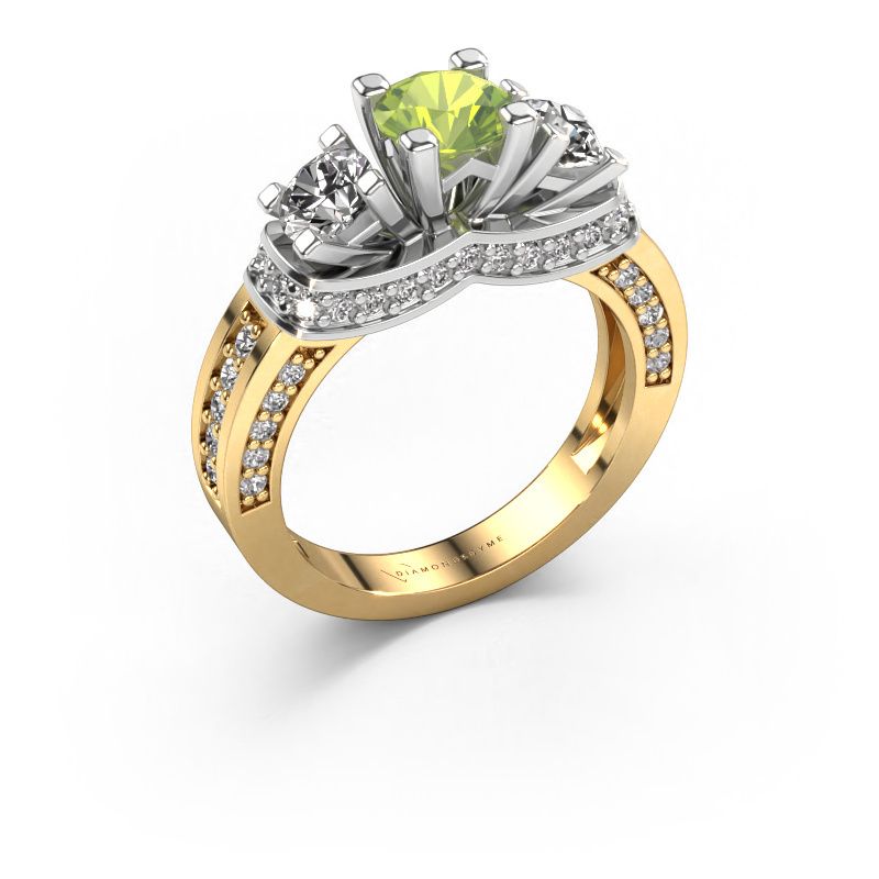 Verlobungsring Phileine 585 Gold Peridot 5 mm