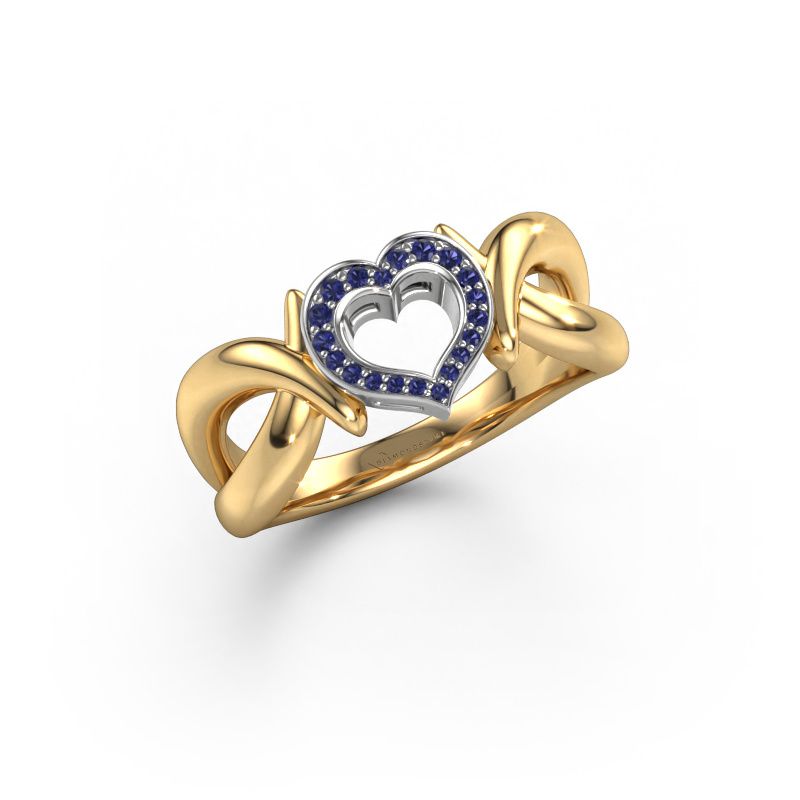 Ring Earlie 1 585 Gold Saphir 1.1 mm