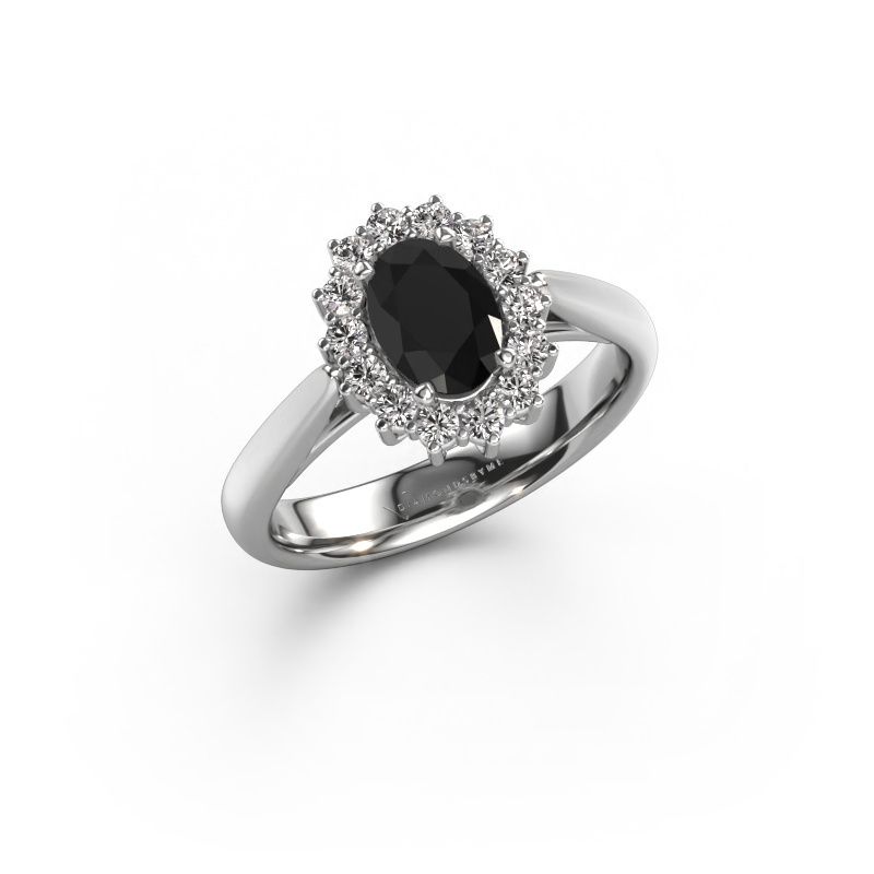 Verlobungsring Margien 1 585 Weißgold Schwarz Diamant 1.05 crt