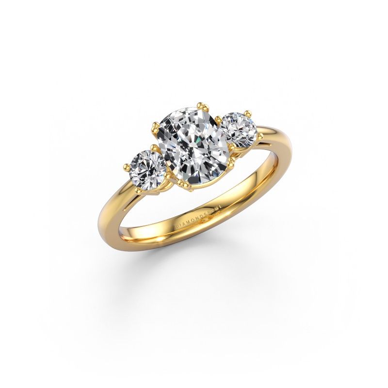 Verlovingsring Dominique CSH 1 585 goud lab-grown diamant 1.65 crt