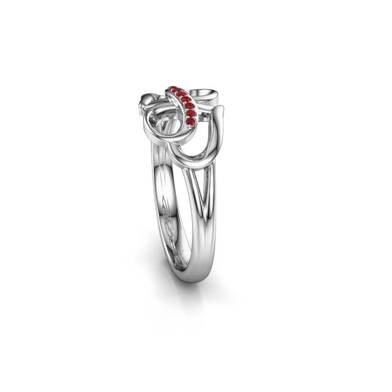 Image of Ring Rowie 950 platinum ruby 0.9 mm