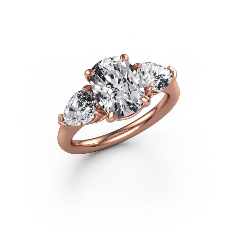 Verlovingsring Carma CSH 585 rosé goud lab-grown diamant 3.80 crt