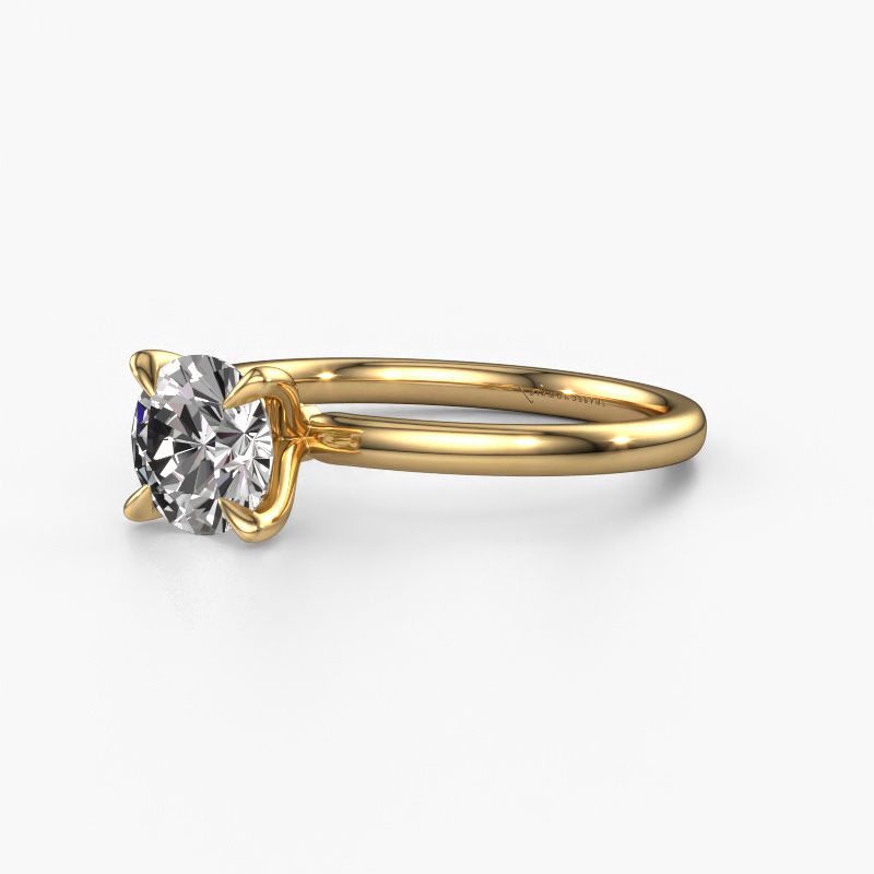 Image of Engagement Ring Crystal Rnd 1<br/>585 gold<br/>Diamond 1.00 crt
