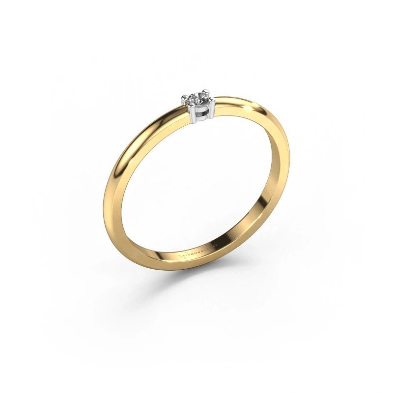 Ring Michelle 1 585 gold diamond 0.03 crt
