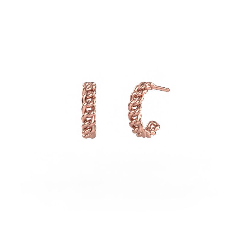 Earrings Della 10mm 585 rose gold