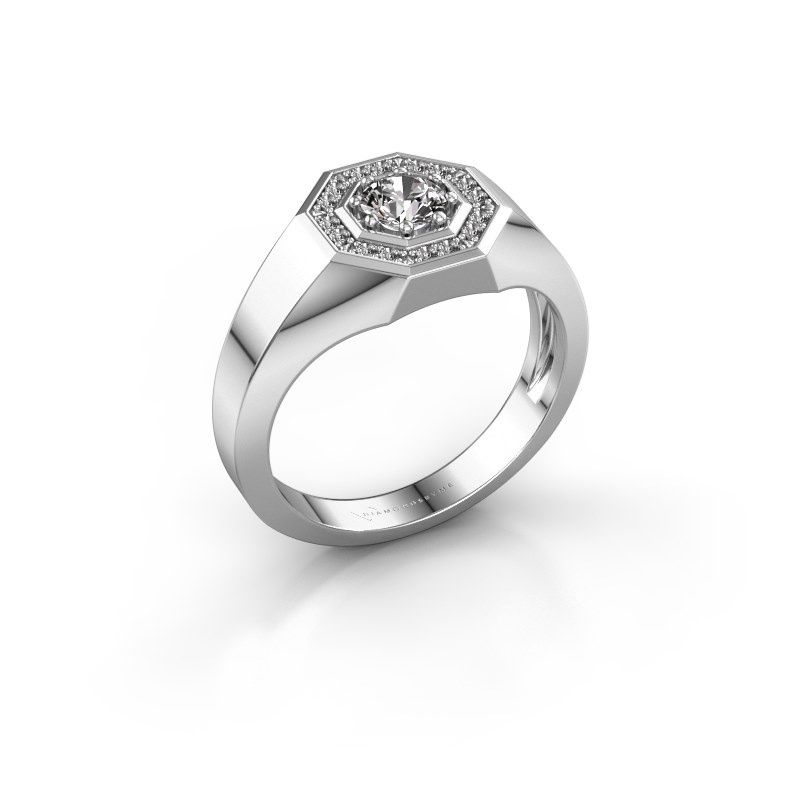 Image of Men's ring jaap<br/>950 platinum<br/>Diamond 0.52 crt