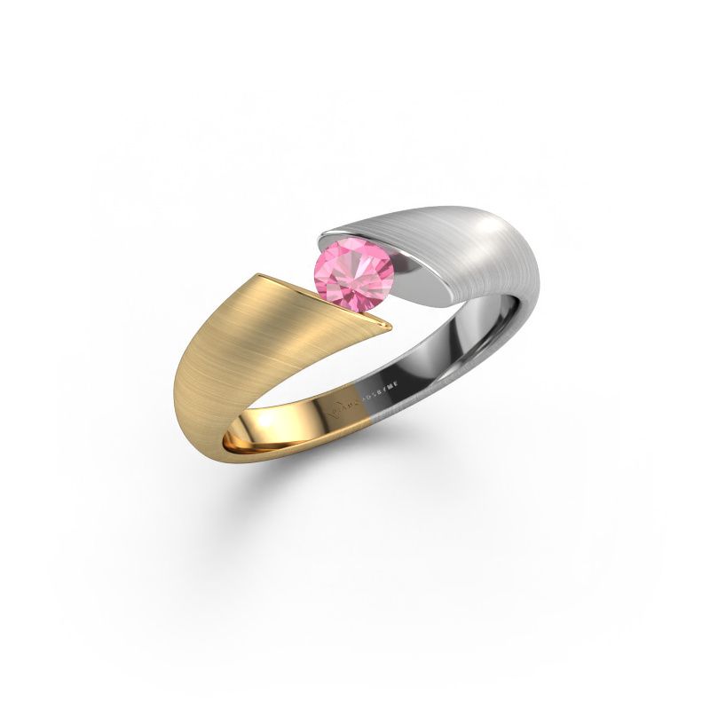 Engagement ring Hojalien 1 585 gold pink sapphire 4 mm