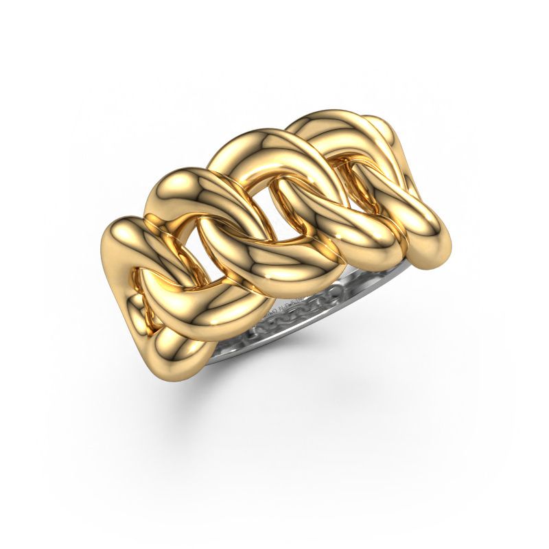 Ring Delmy 12mm 585 white gold