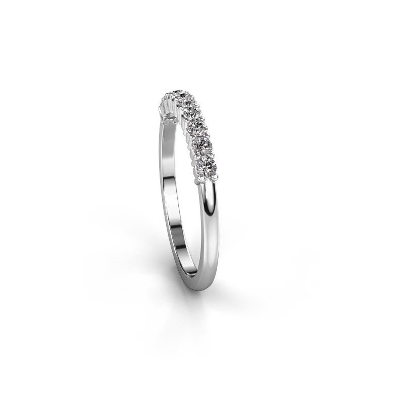 Afbeelding van Ring yasmin 9<br/>585 witgoud<br/>Zirkonia 2.4 mm
