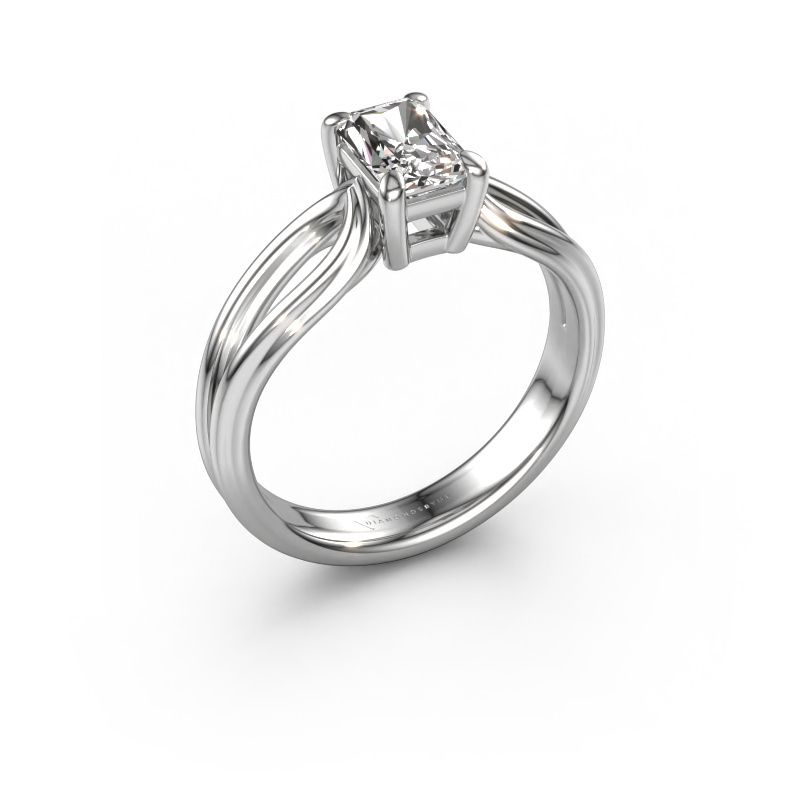 Verlobungsring Antonia rad 1 950 Platin custom diamant 6.5x4.5 mm