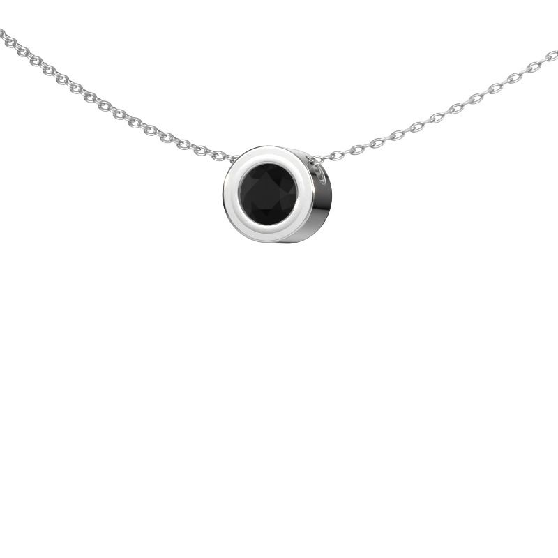 Anhänger Ise 585 Weißgold Schwarz Diamant 0.60 crt