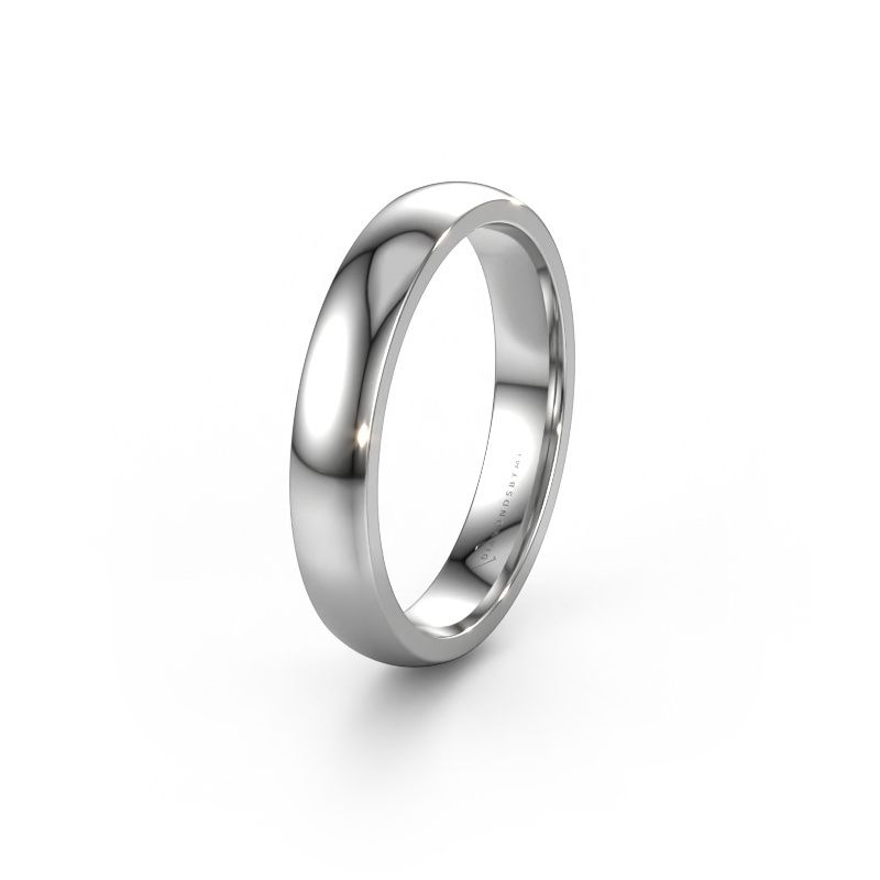 Wedding ring WH0100M24BP 585 white gold ±4x2 mm