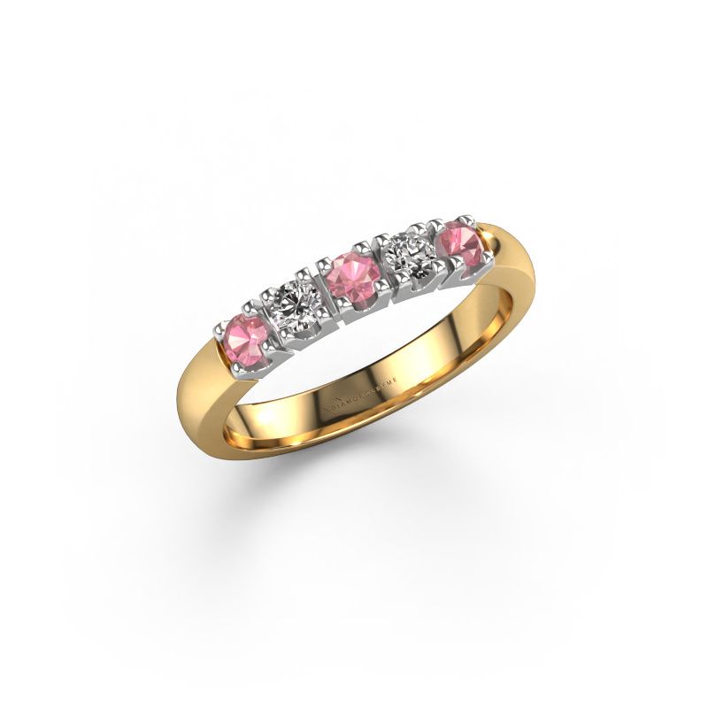 Ring Rianne 5 585 gold tourmaline pink 2.7 mm