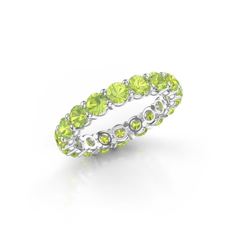 Bild von Ring heddy rnd 3.4<br/>950 Platin<br/>Peridot 3.4 mm