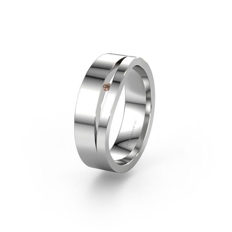 Ehering WH6000L16AP 585 Weißgold Braun Diamant ±6 x 1,7 mm