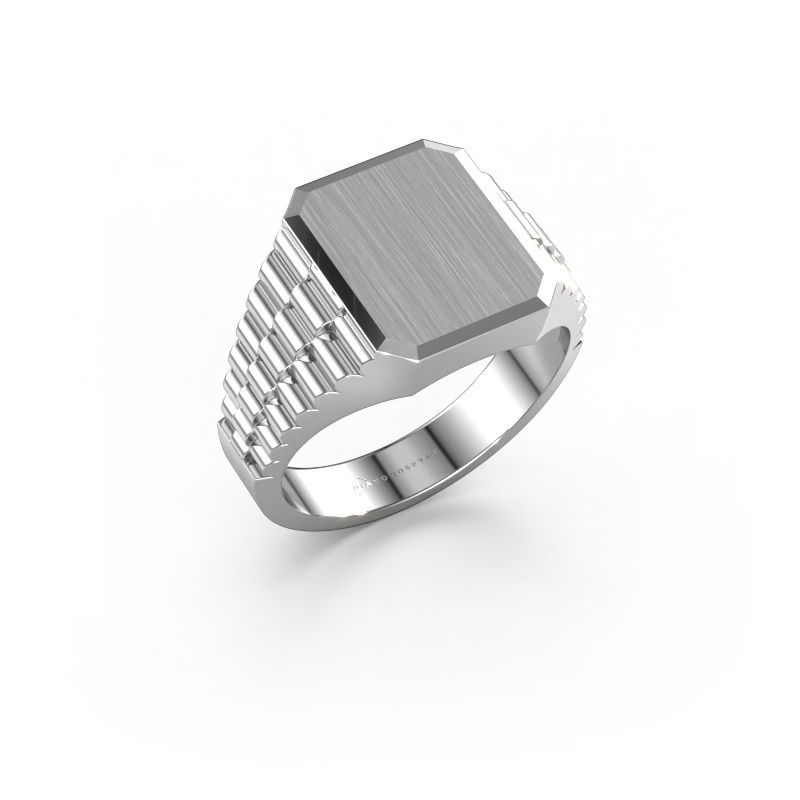 Siegelring Erik 2 585 Weißgold