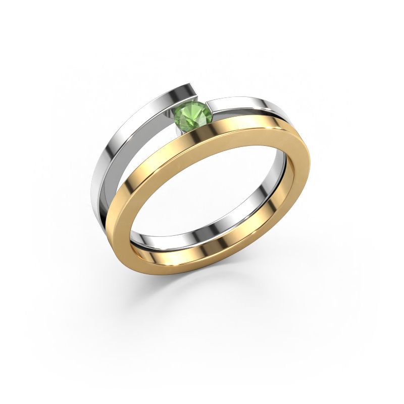 Ring Sandy 585 Gold Turmalin grün 3.4 mm