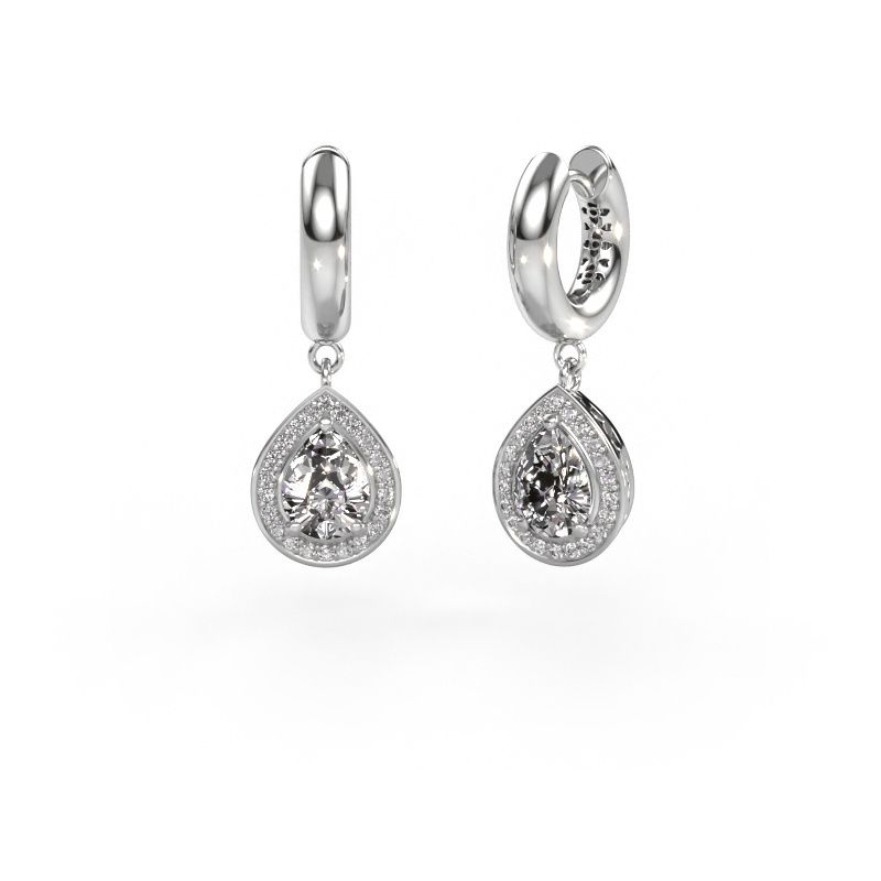 Ohrhänger Barbar 1 950 Platin Lab-grown Diamant 1.52 crt