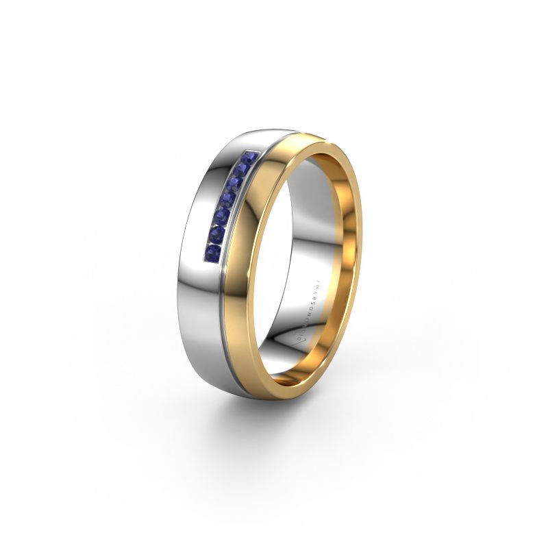 Ehering WH0308L26AP 585 Weißgold Saphir ±6x1.7 mm