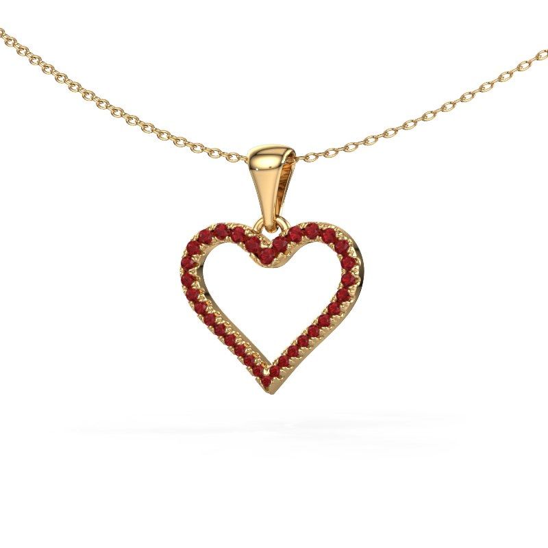 Anheng Heart 8 585 gull rubin 1 mm