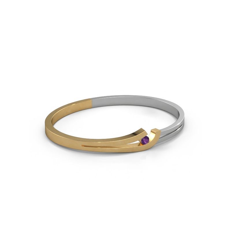 Bangle Yentl 585 gold amethyst 3.7 mm