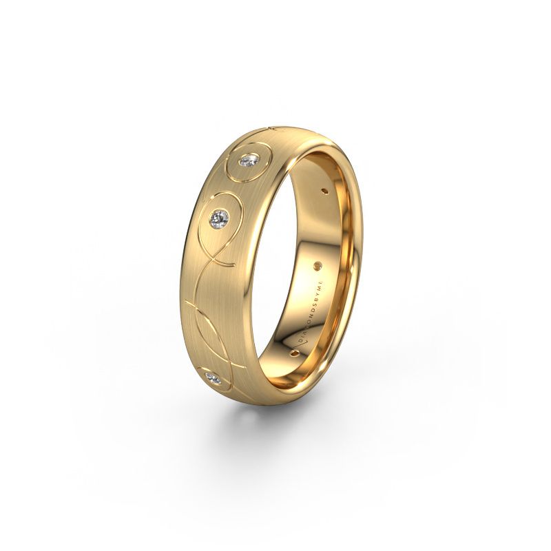 Alliance WH2068L36BM 585 or jaune diamant synthétique ±6x2 mm