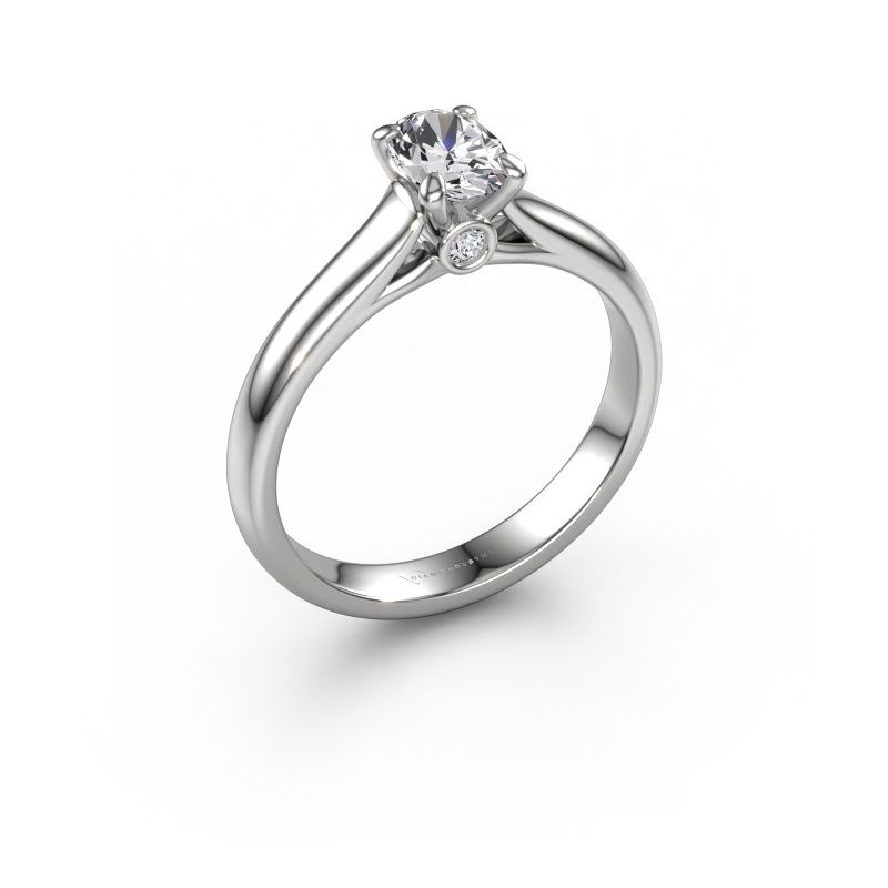 Verlovingsring Valorie ovl 1 585 witgoud lab-grown diamant 0.60 crt