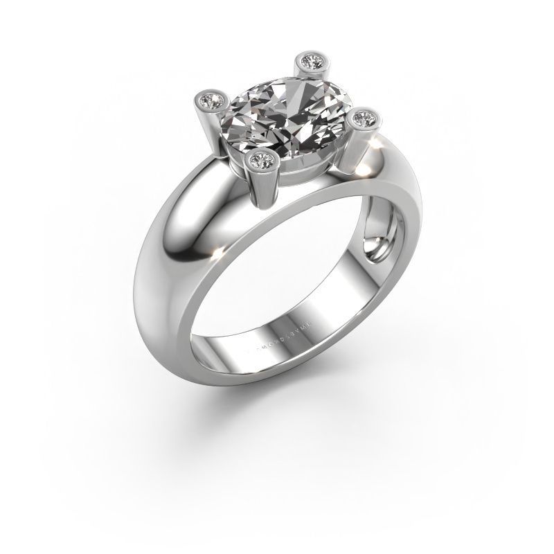 Ring Tamara OVL 585 Weißgold Diamant 1.80 crt