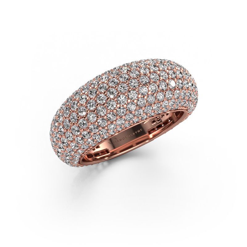 Ring Lyndia 585 rose gold lab grown diamond 2.769 crt