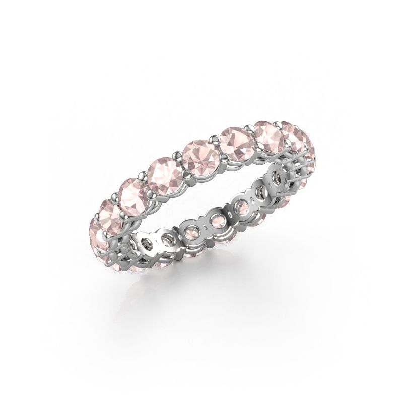 Aanschuifring Michelle full 3.4 950 platina morganiet champagne 3.4 mm