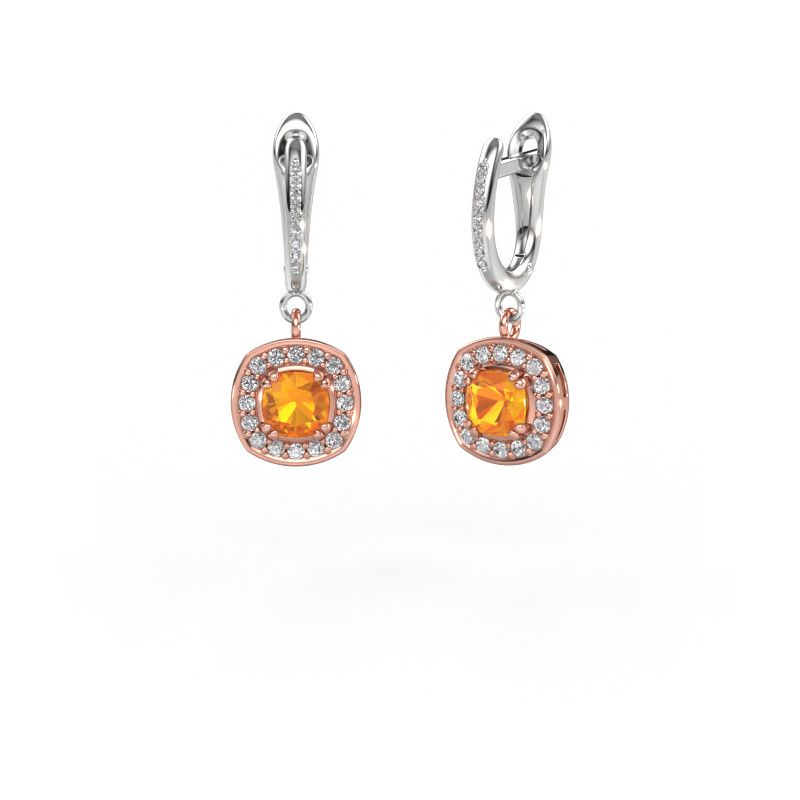 Ohrhänger Marlotte 2 585 Roségold Citrin 5 mm
