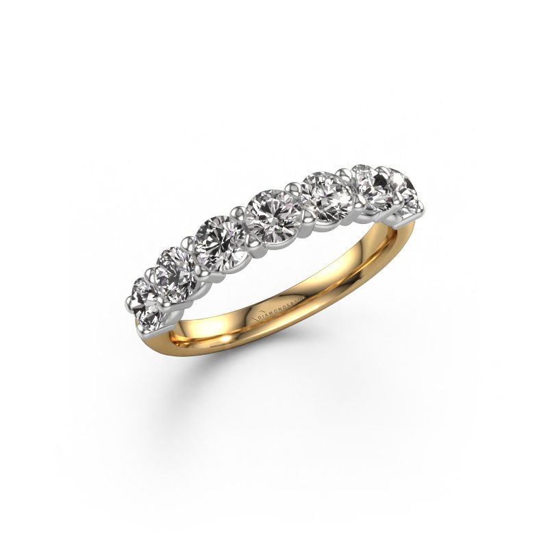 Ring Heddy Half 585 gold lab grown diamond 1.40 crt