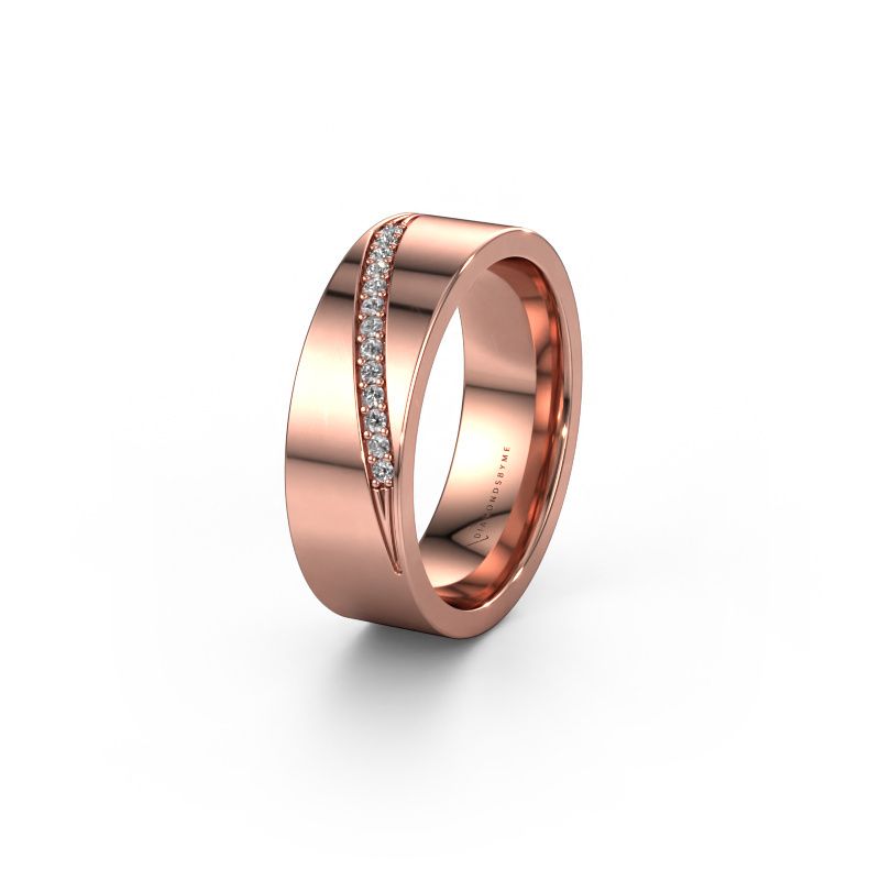 Ehering WH2146L17A 585 Roségold Diamant ±7 x 1,7 mm