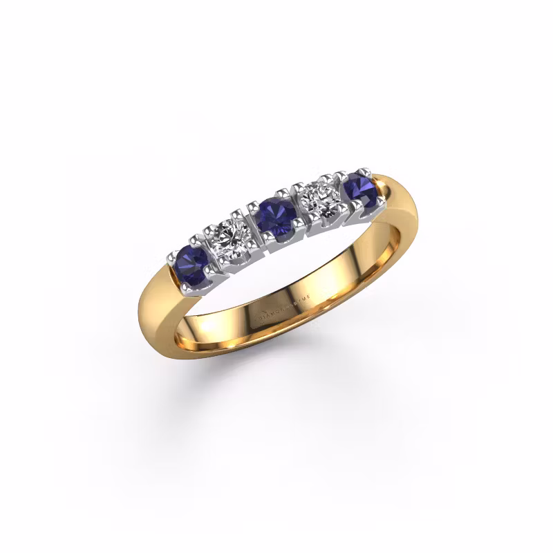 Ring Rianne 5 585 Gold Saphir 2.7 mm