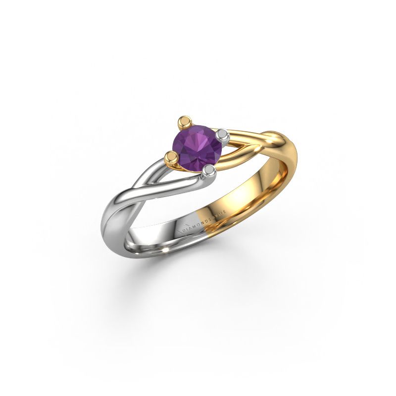 Ring Paulien 585 gold amethyst 4.2 mm