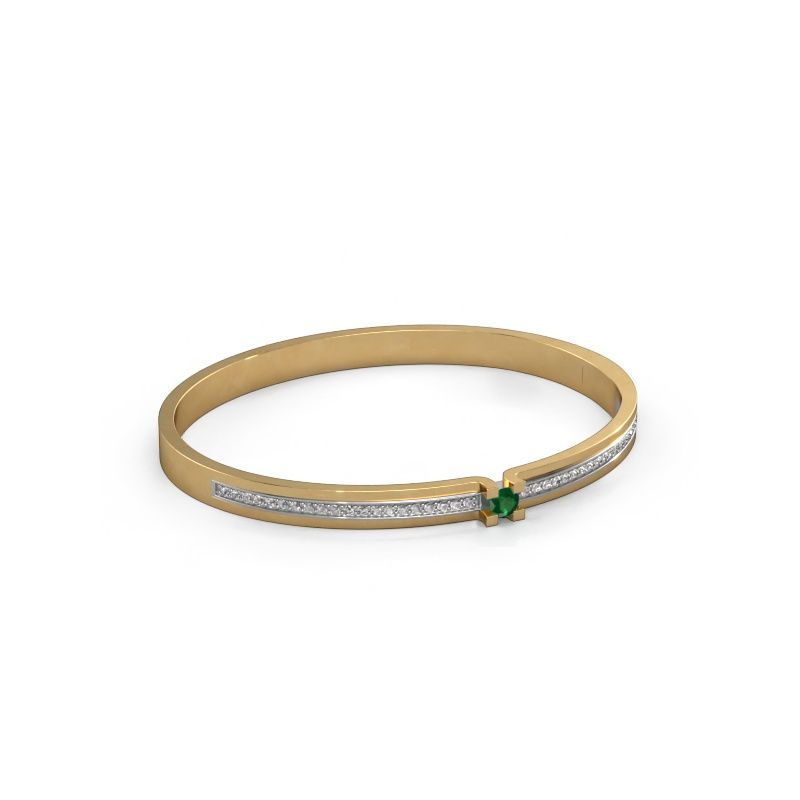 Armband Myrthe 585 Gold Smaragd 4 mm